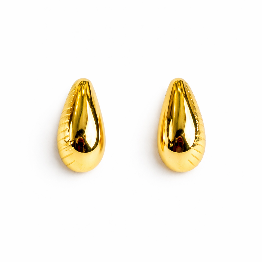 Elysian Dome Gold Earrings
