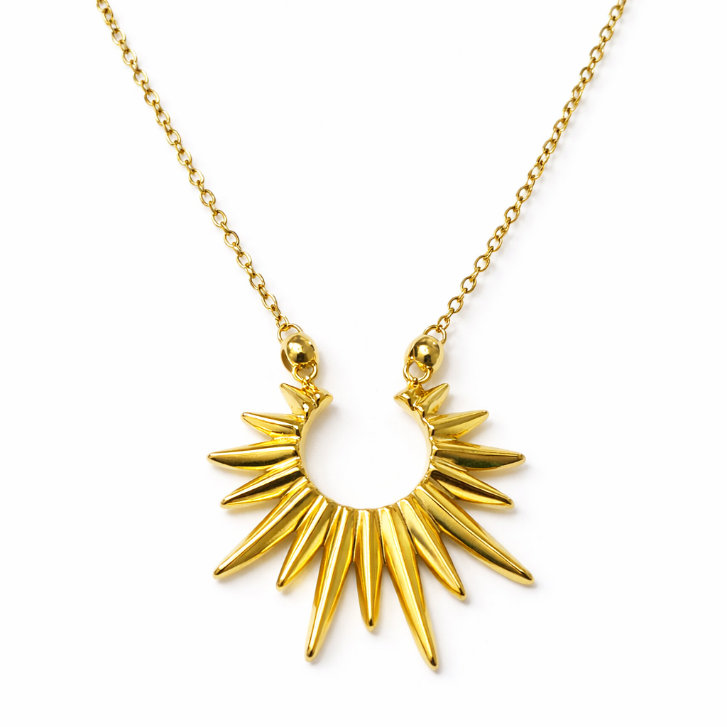 Sunray Glow Pendant Necklace