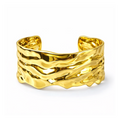 Molten Luxe Gold Finish Cuff