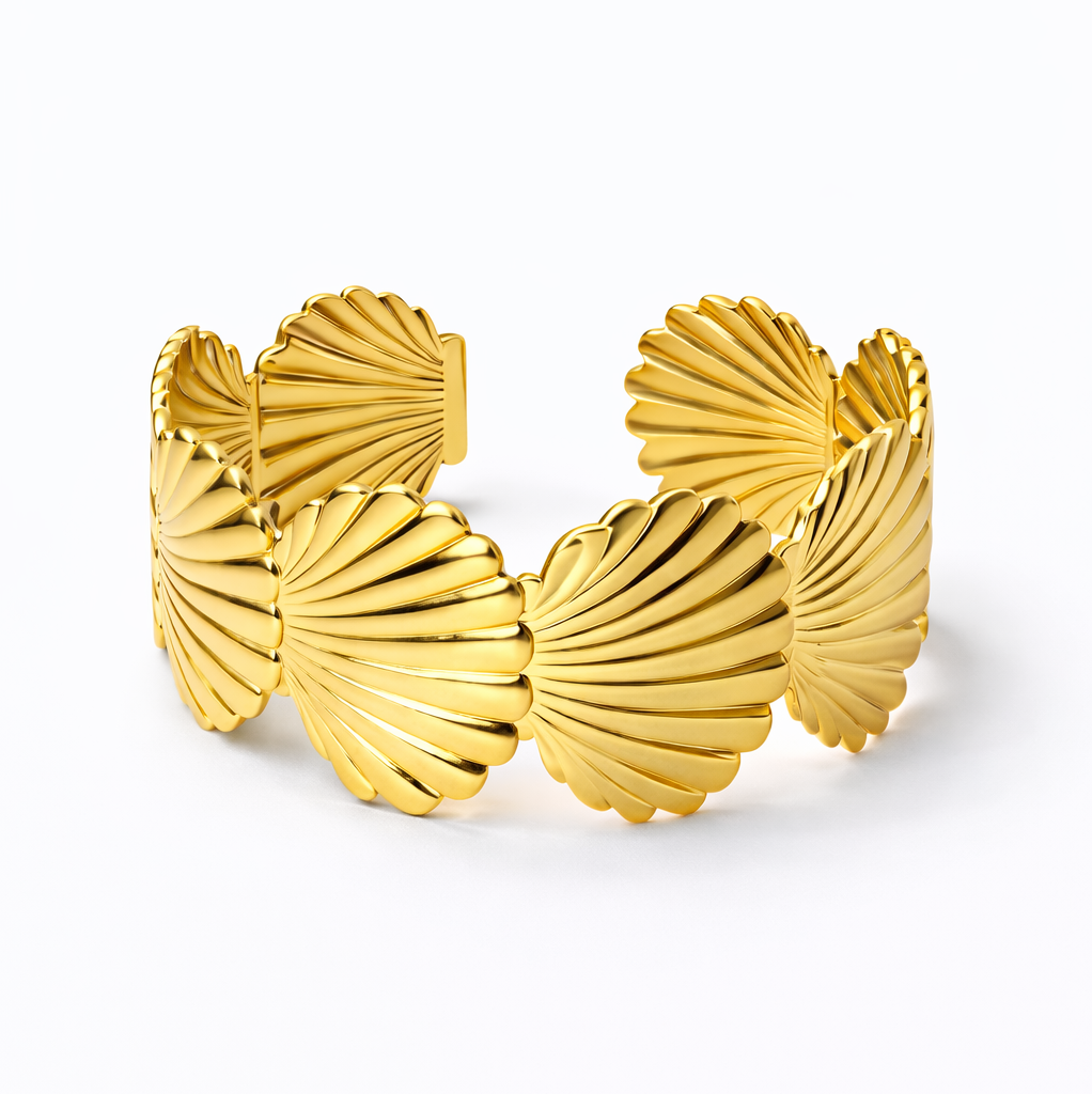 Ocean Luxe Gold Finish Bracelet