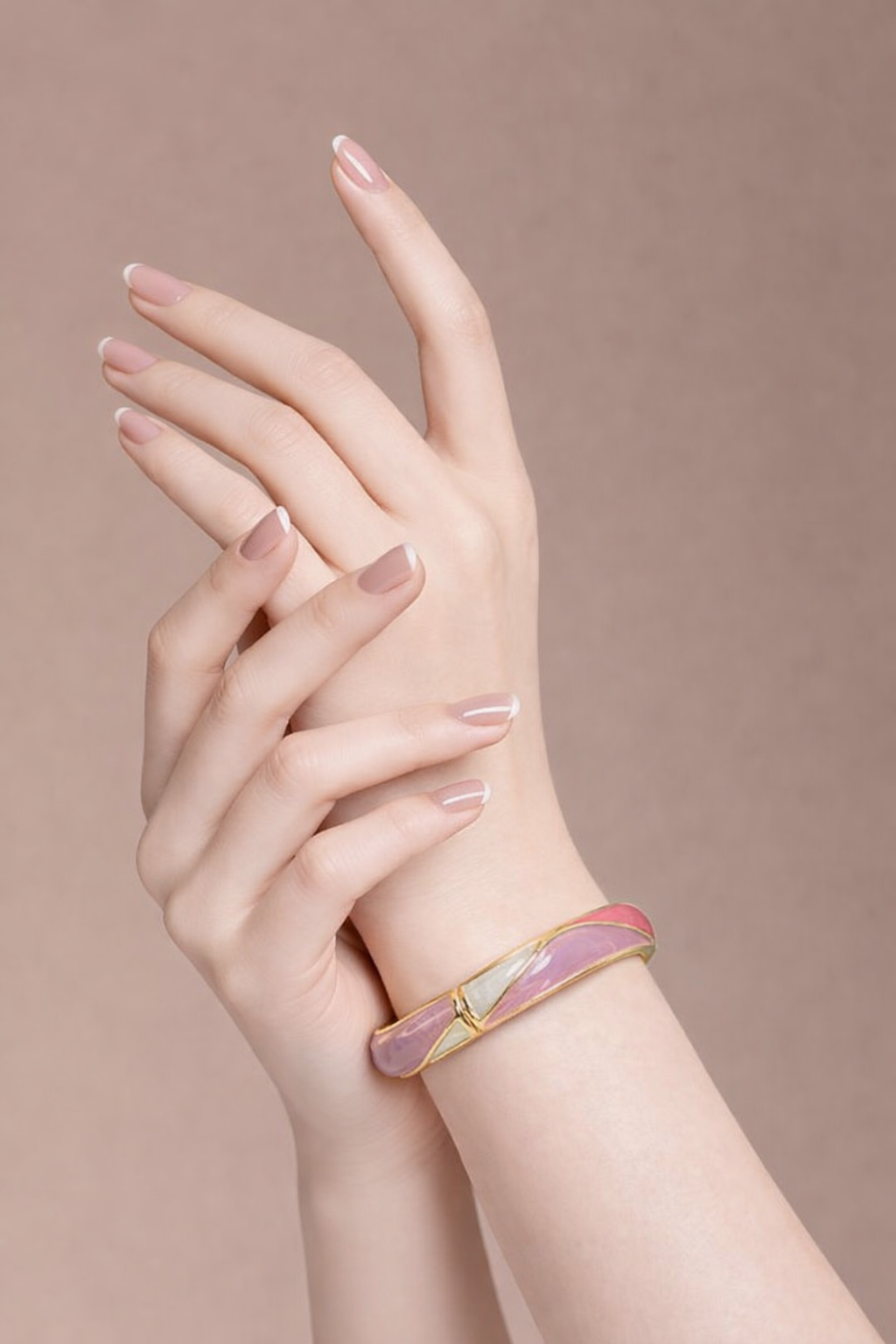 Pastel Enamel Luxe Bangle
