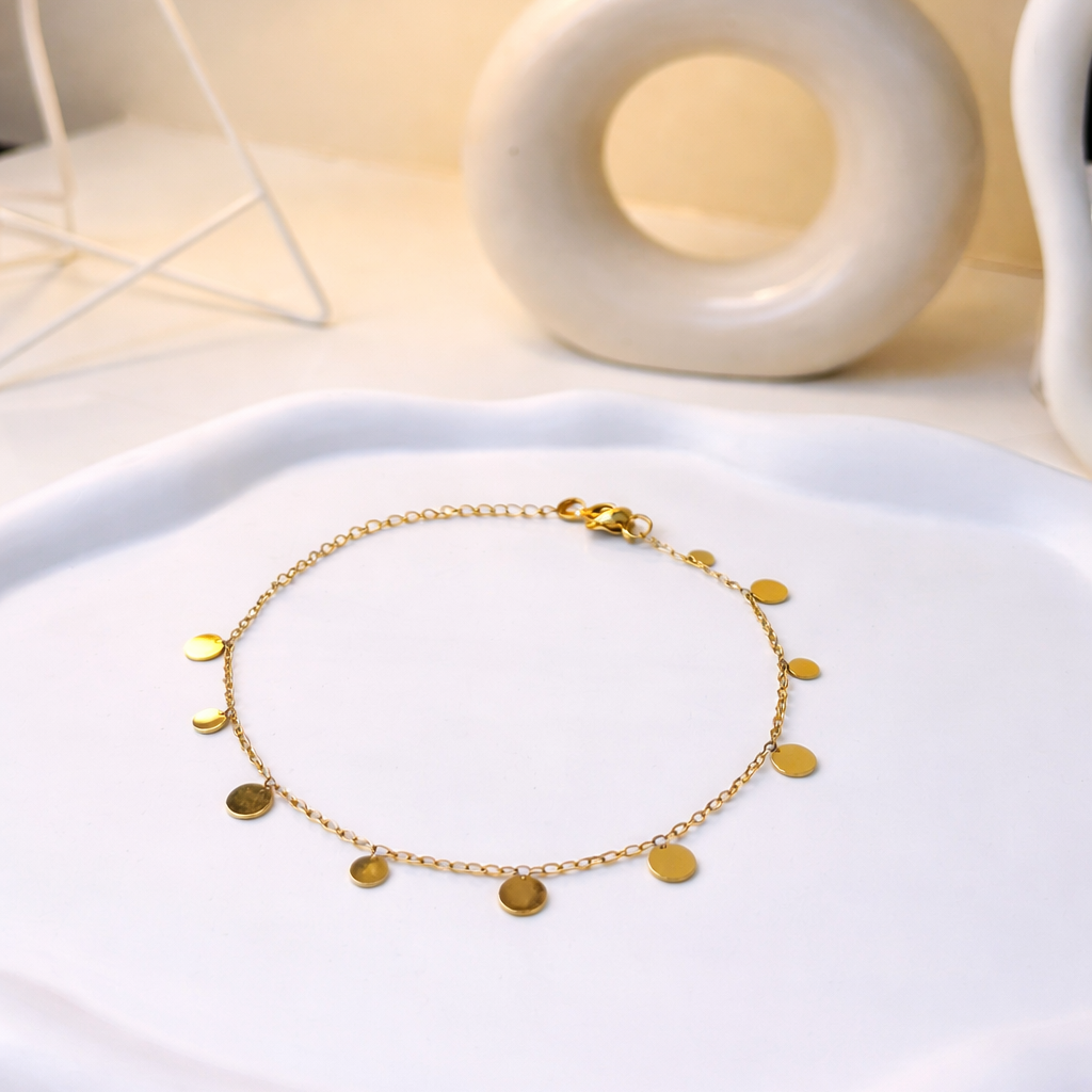 Luna Coin Drop Bracelet