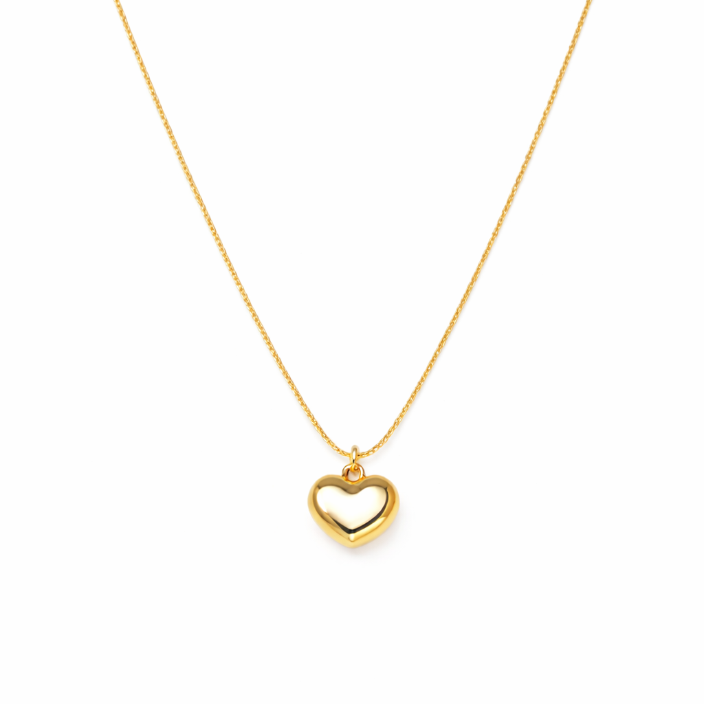 Eterna Heart Gold Pendant