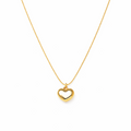 Eterna Heart Gold Pendant