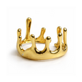 Regal Curve Gold Ring