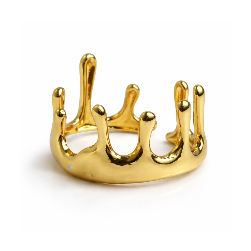 Regal Curve Gold Ring