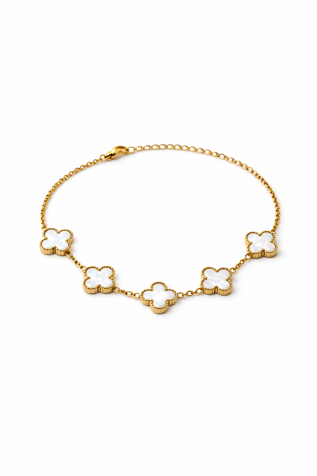 Reversible Clover Charm Bracelet