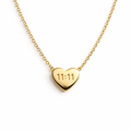 11:11 Gold Heart Pendant Necklace