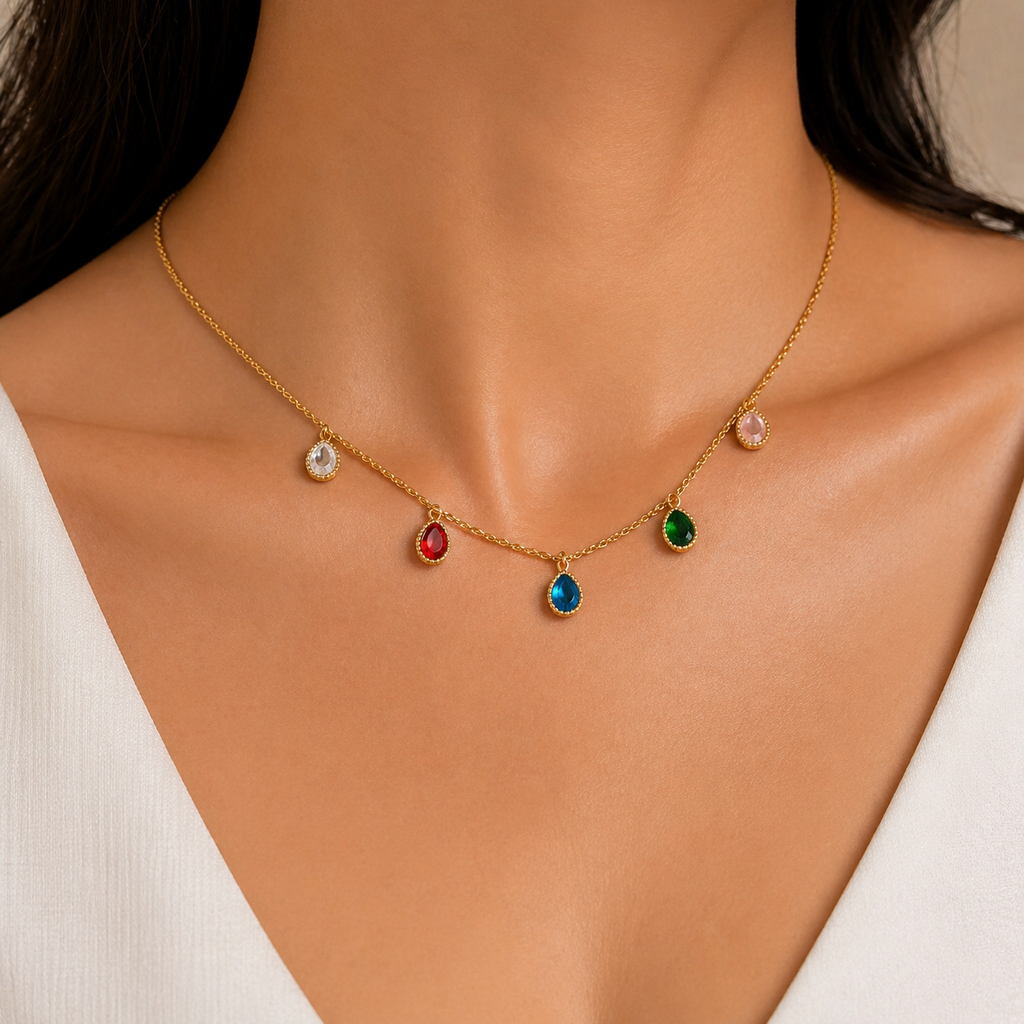 Lumière Gemstone Necklace