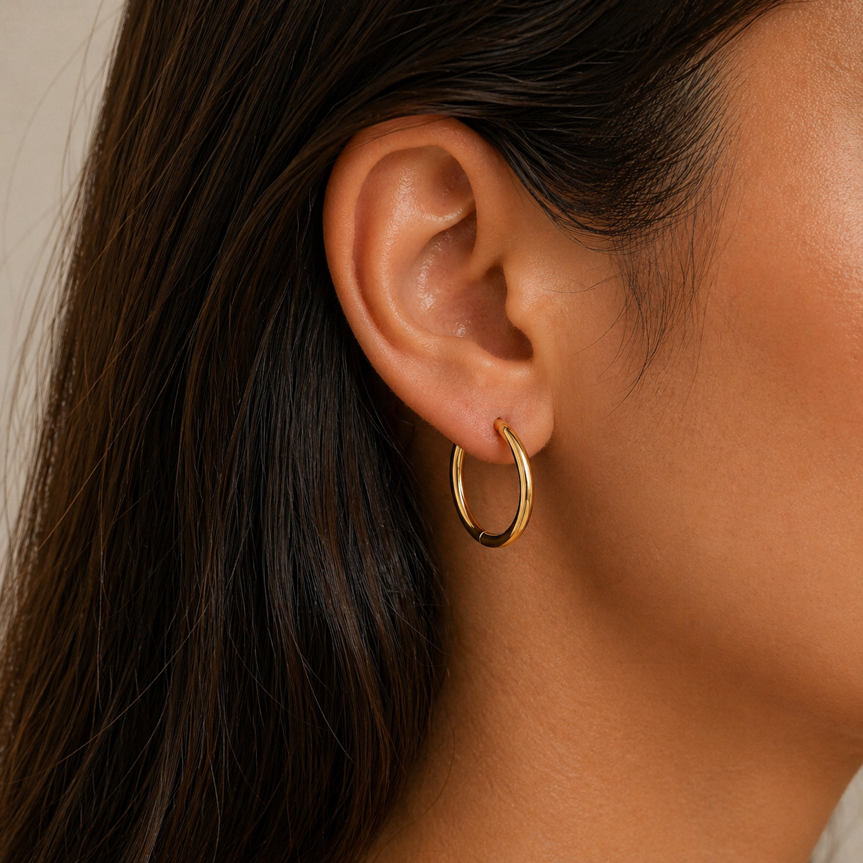 Classic Gold Hoop Earrings
