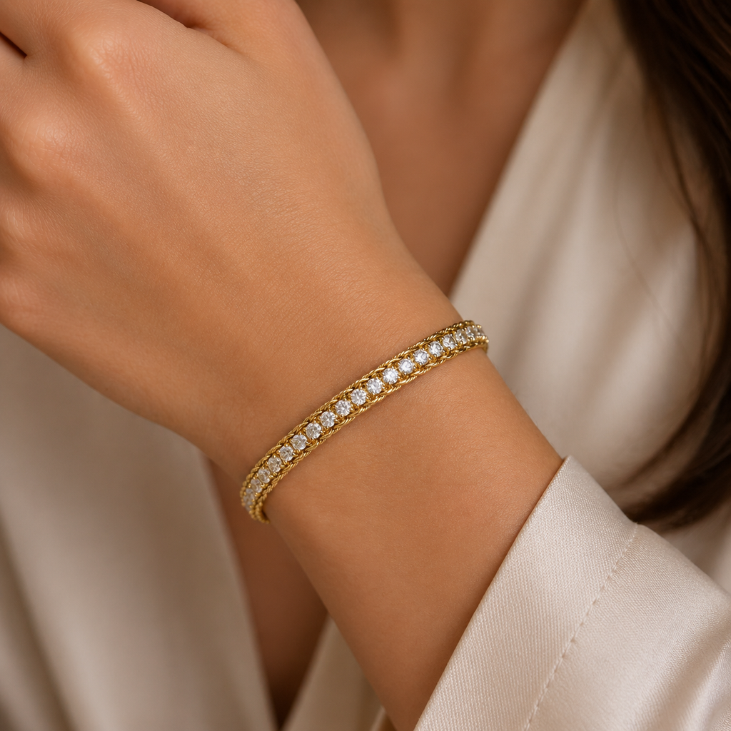 Imperial Gold Weave Bracelet