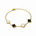 Reversible Clover Charm Bracelet