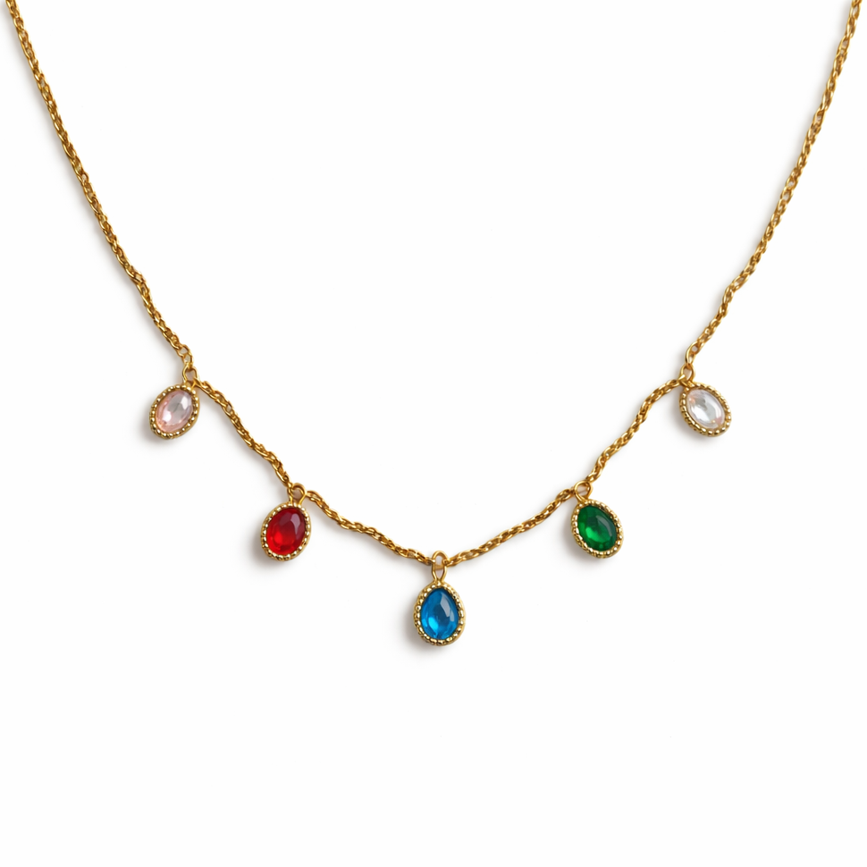 Lumière Gemstone Necklace