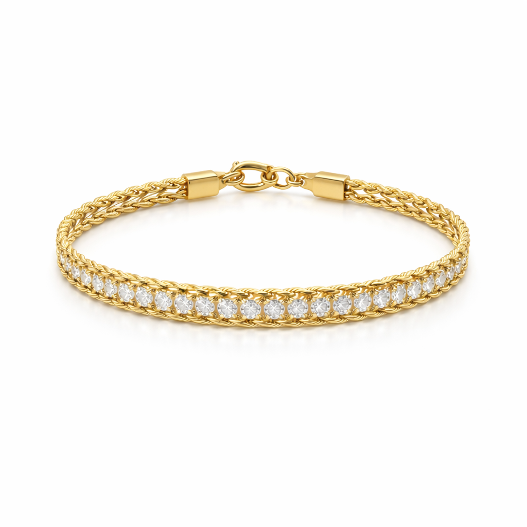 Imperial Gold Weave Bracelet