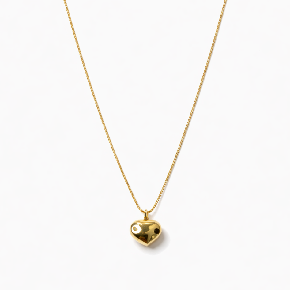 Eterna Heart Gold Pendant