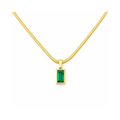 Emerald Radiance Pendant Necklace