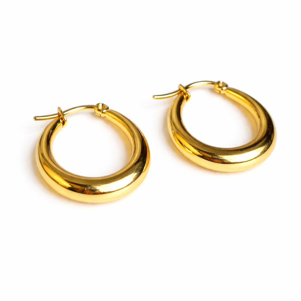Essential Luxe Gold Hoops
