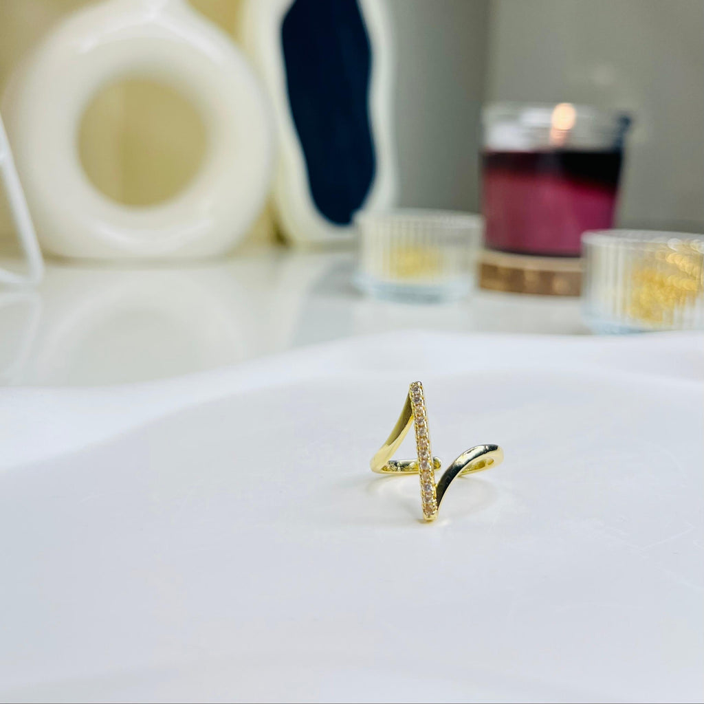 Nova Open Gold Ring